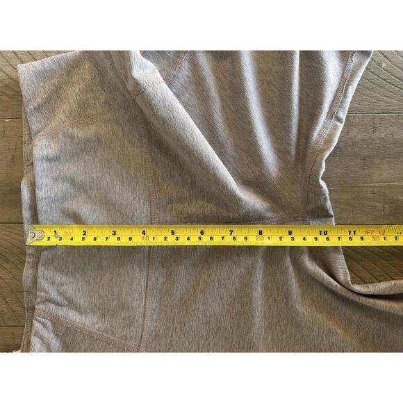 Varley Everett Mid Rise Cropped 24” Leggings Heathered Beige Women’s size XS - Picture 9 of 14